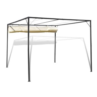 Tuinpaviljoen met inschuifbaar dak 4