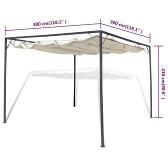Tuinpaviljoen met inschuifbaar dak 7
