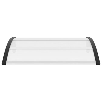 Deurluifel 120x75 cm PC zwart en transparant 2