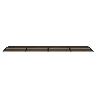 Deurluifel 300x100 cm polycarbonaat zwart 3