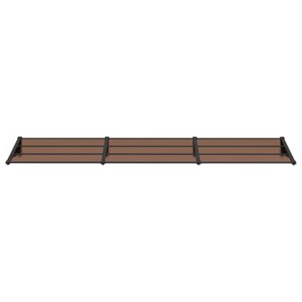 Deurluifel 358,5x90 cm polycarbonaat zwart 3