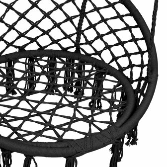 Hangstoel 80 cm antracietkleurig 4