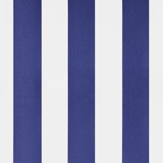 Luifel vrijstaand 300x300 cm stof en staal blauw en wit 10