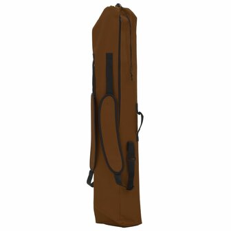 Hangmat met inklapbare standaard bruin 5