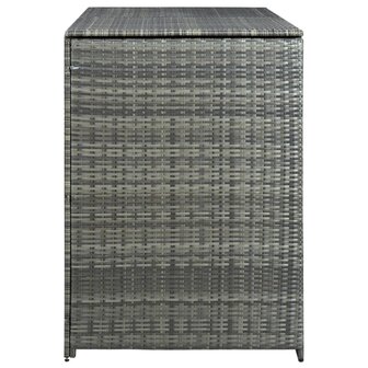 Containerberging dubbel 148x77x111 cm poly rattan antraciet   4