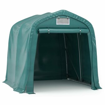 Garagetent 2,4x2,4 m PVC groen 2