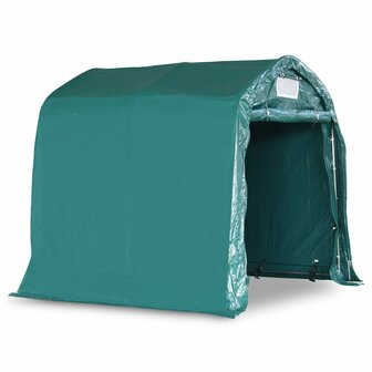 Garagetent 2,4x2,4 m PVC groen 4