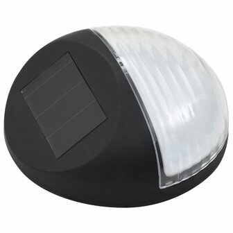 LED-wandlampen solar rond zwart 12 st 3