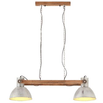 Hanglamp industrieel 25 W E27 109 cm zilverkleurig 2