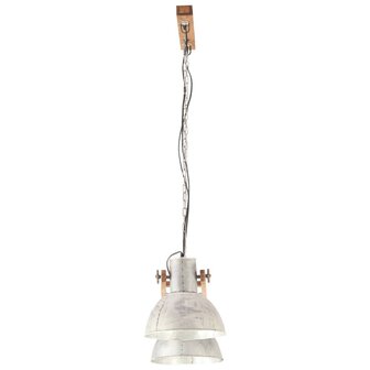 Hanglamp industrieel 25 W E27 109 cm zilverkleurig 4