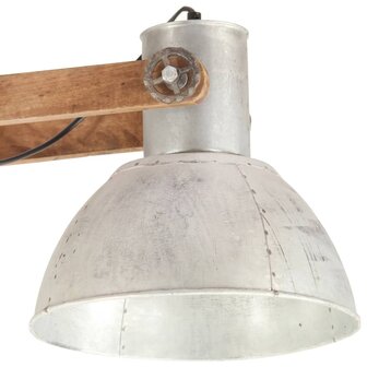 Hanglamp industrieel 25 W E27 109 cm zilverkleurig 5