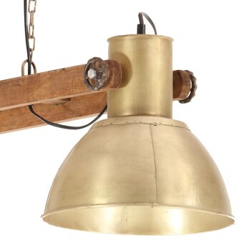 Hanglamp industrieel 25 W E27 109 cm messingkleurig 7