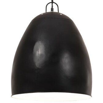 Hanglamp industrieel rond 25 W E27 42 cm zwart 2