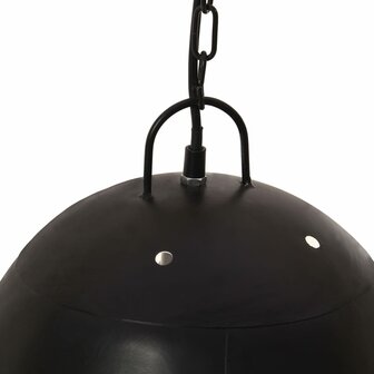 Hanglamp industrieel rond 25 W E27 42 cm zwart 7