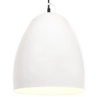 Hanglamp industrieel rond 25 W E27 42 cm wit 1