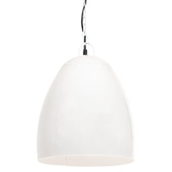 Hanglamp industrieel rond 25 W E27 42 cm wit 2
