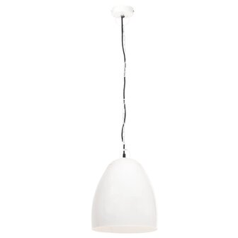 Hanglamp industrieel rond 25 W E27 42 cm wit 3