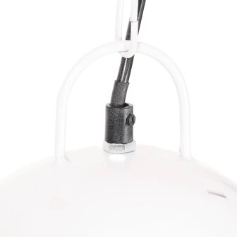 Hanglamp industrieel rond 25 W E27 42 cm wit 7