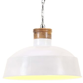 Hanglamp industrieel E27 58 cm wit 1