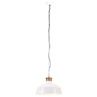 Hanglamp industrieel E27 42 cm wit 3