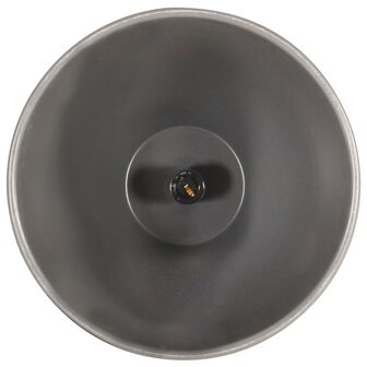 Hanglamp industrieel E27 35 cm ijzer en massief hout grijs 6