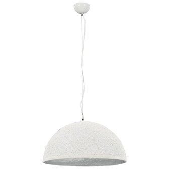 Hanglamp E27 &Oslash;50 cm wit en zilver 3