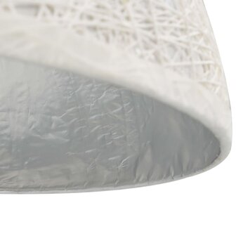 Hanglamp E27 &Oslash;50 cm wit en zilver 7