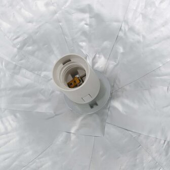 Hanglamp E27 &Oslash;50 cm wit en zilver 8