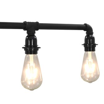 Plafondlamp 5xE27 zwart 5