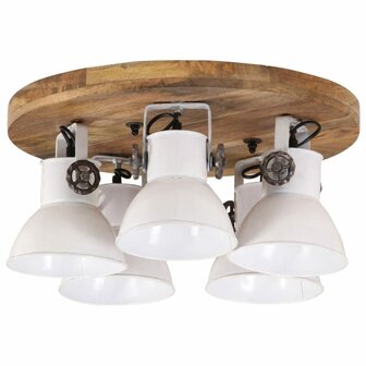 Plafondlamp 25 W E27 50x50x25 cm wit 3