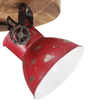 Plafondlamp 25 W E27 50x50x25 cm verweerd rood 4