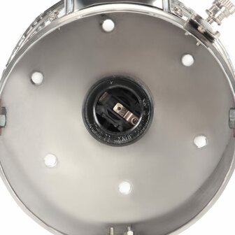 Vloerlamp driepoot 69 cm massief mangohout zwart 10