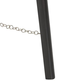 Vloerlamp driepoot 97 cm massief mangohout zwart 11