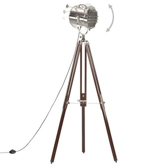 Vloerlamp driepoot 180 cm massief mangohout     3