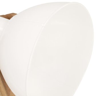 Vloerlampen 3 st E27 massief mangohout wit 8