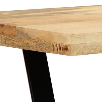 Bankje 110 cm massief mangohout 6