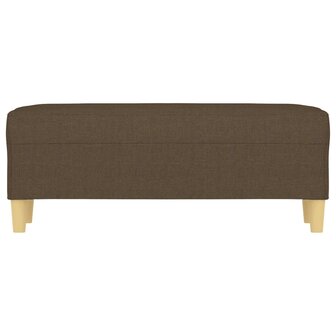 Bankje 100x35x41 cm stof bruin 3