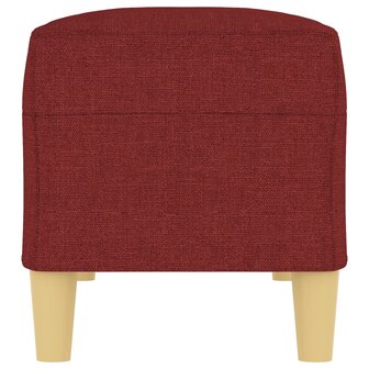 Bankje 100x35x41 cm stof wijnrood 4