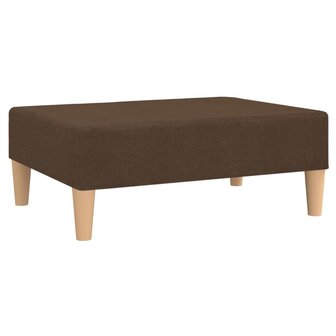 Voetenbank 78x56x32 cm stof bruin 2