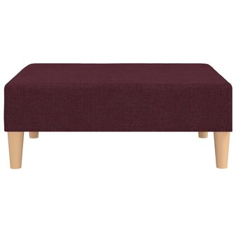Voetenbank 78x56x32 cm stof paars 3