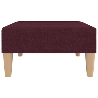 Voetenbank 78x56x32 cm stof paars 4