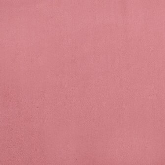 Voetenbank 78x56x32 cm fluweel roze 5