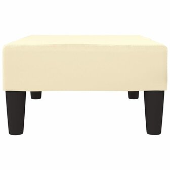 Voetenbank 78x56x32 cm kunstleer cr&egrave;mekleurig  4