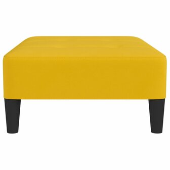 Voetenbank 78x56x32 cm fluweel geel 4