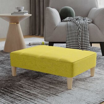 Voetenbank 78x56x32 cm stof groen 1