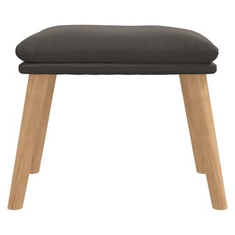 Voetenbank 45x29,5x35 cm fluweel donkergrijs 3