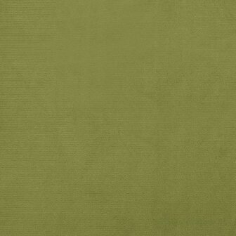 Voetenbank 60x60x36 cm fluweel lichtgroen 5