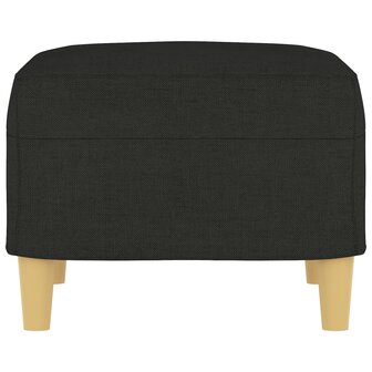 Voetenbank 60x50x41 cm stof zwart 4