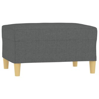 Voetenbank 70x55x41 cm stof donkergrijs 2
