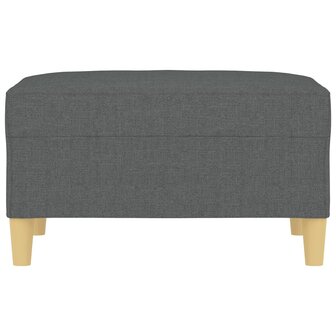 Voetenbank 70x55x41 cm stof donkergrijs 3